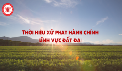 Thời hiệu xử phạt vi phạm hành chính về lĩnh vực đất đai