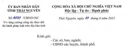 Tăng cường công tác theo dõi thi hành pháp luật trên địa bàn tỉnh Thái Nguyên