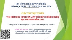 Phát động hưởng ứng Cuộc thi trực tuyến “Tìm hiểu quy định của Luật Tổ chức chính quyền địa phương năm 2025” trên địa bàn tỉnh Thái Nguyên