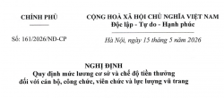 Chính thức áp dụng mức lương cơ sở mới từ ngày 01/7/2026